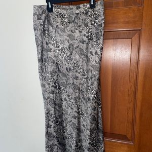 Free People Snake Skin Satin Skirt